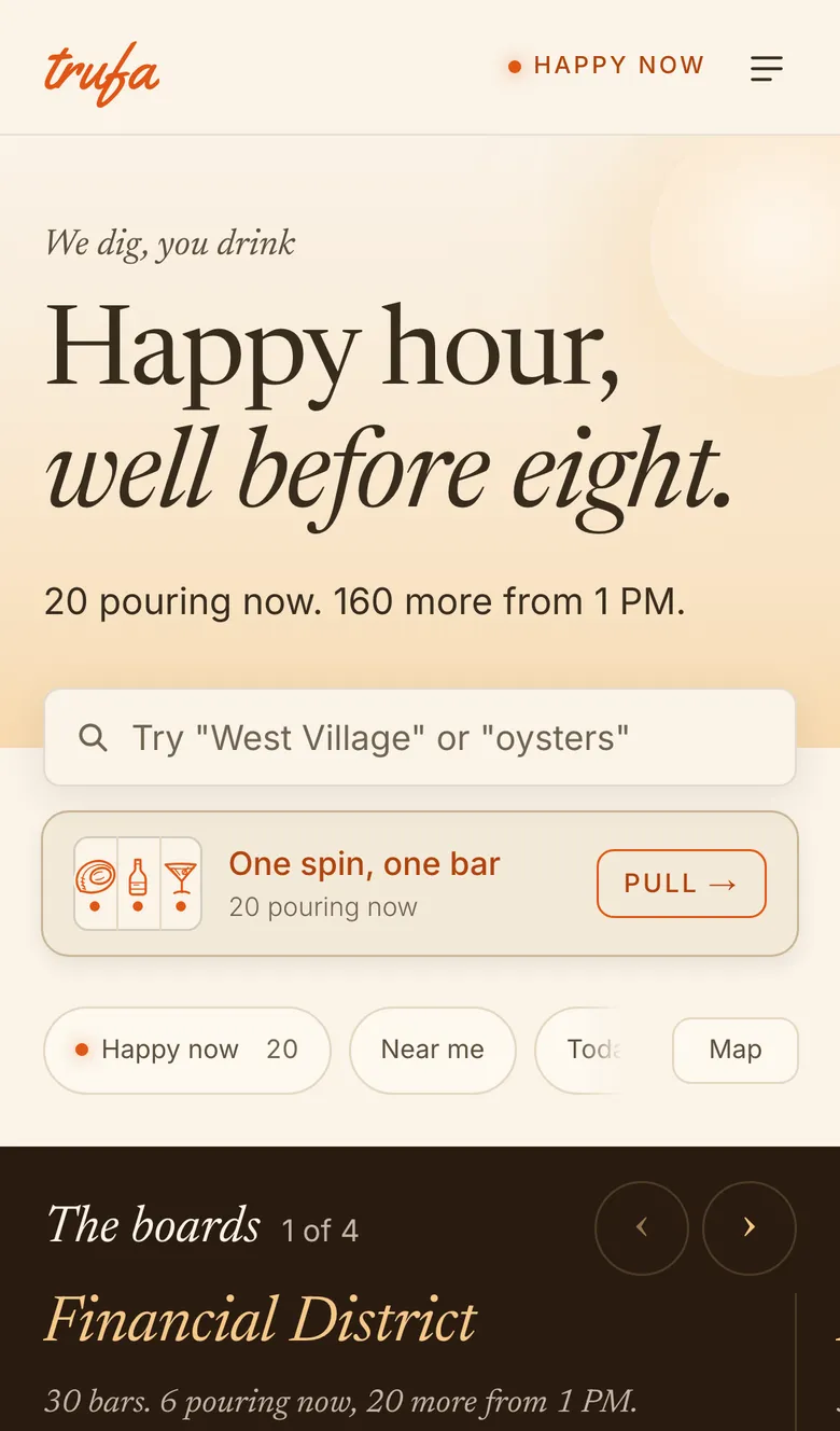 Screenshot: Home, on a phone